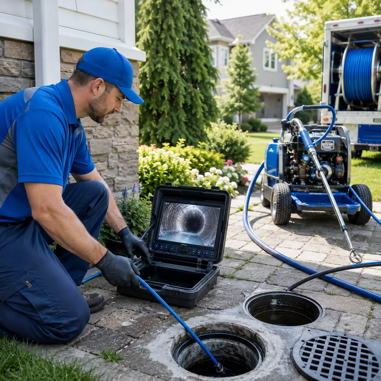 Outdoor drain cleaning professionals serving Kingston, PA